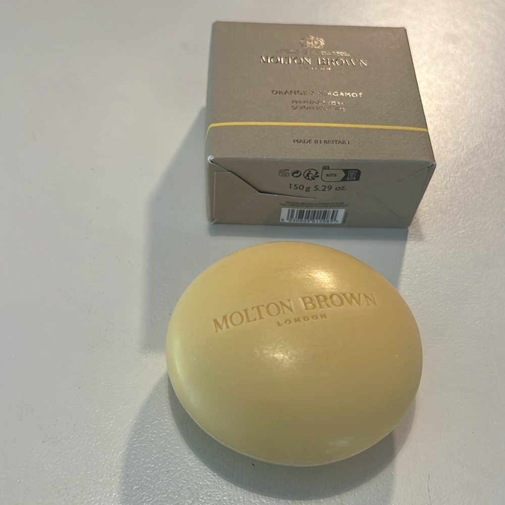 NIB Molton Brown London Orange & Bergamot Perfumed Soap Savon Parfume